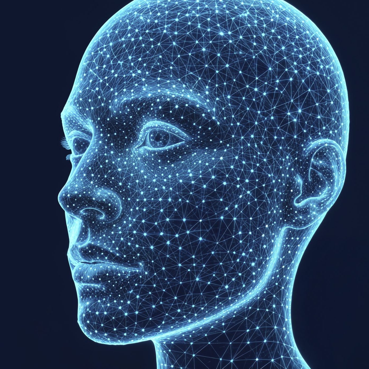 digital human head with network